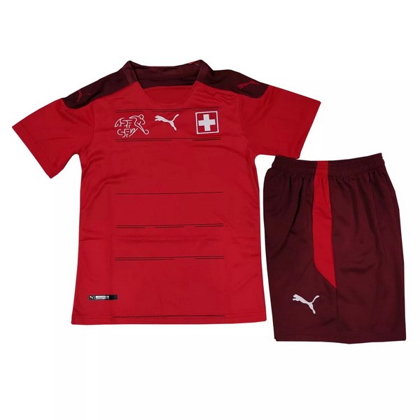 Camiseta Suiza 1st Niño 2021 Rojo